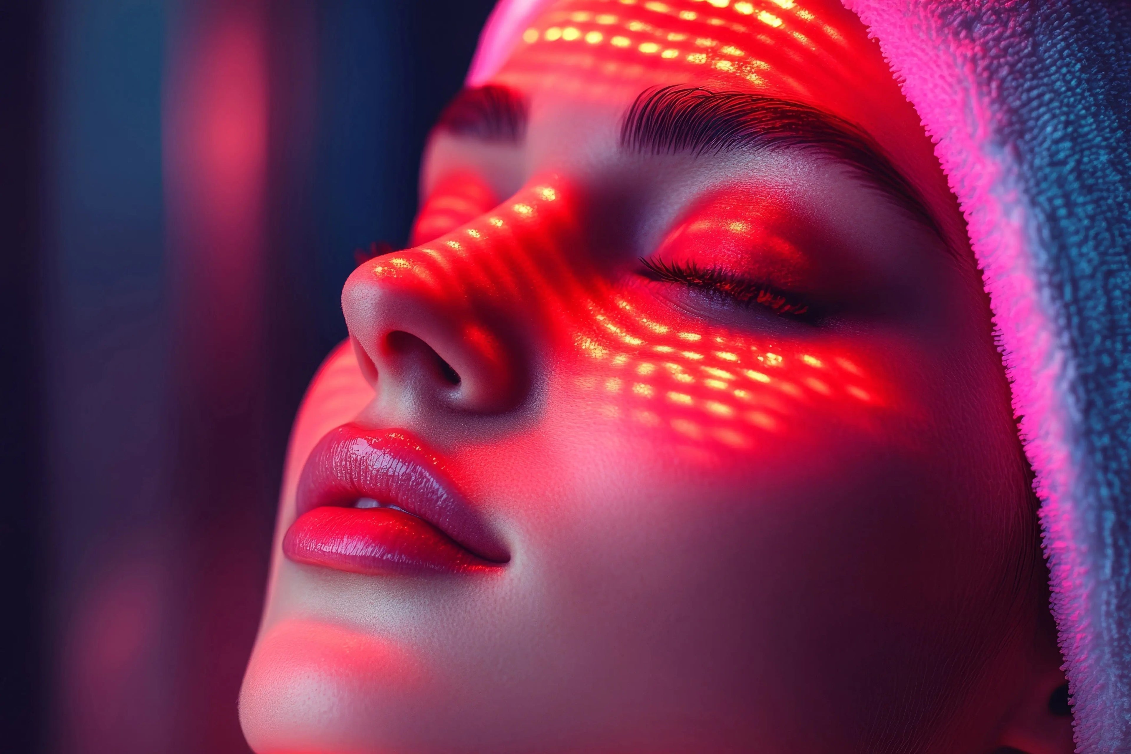 Skin Exposure with photobiomodulation @ 630nm red light